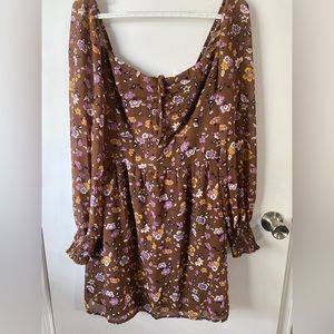 Hollister Dress brown size Large